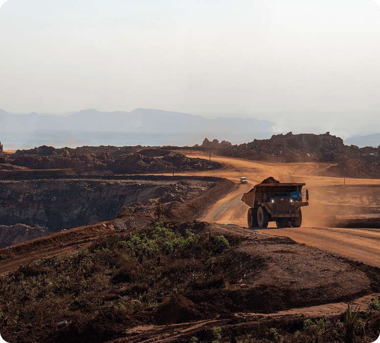 SRJ Minerals mineral stockyard